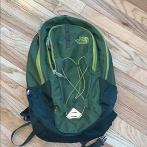 Green Jester north face backpack